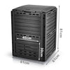 Komposter aus Kunststoff für Garten, 300L, Schwarz - vuunot.com