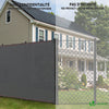 Zaunblende 1.8×10m, Sichtschutz Zaun 230 g/m² HDPE Schattiernetz, Grau - vuunot.com