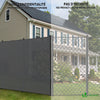 Zaunblende 1.8×10m, Sichtschutz Zaun 150 g/m² HDPE Schattiernetz, Grau - vuunot.com
