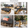 Palettenkissen 2er Set für Indoor und Outdoor, Palettenpolster Wasserdicht Palettensofa, Grau - vuunot.com