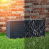 280 Liter Kissenbox, Gartenbox Aufbewahrung Wasserdicht Auflagenbox, Anthrazit - vounot