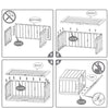 280 Liter Kissenbox, Gartenbox Aufbewahrung Wasserdicht Auflagenbox, Brown - vounot