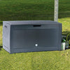 310 Liter Kissenbox, Gartenbox Aufbewahrung Wasserdicht Auflagenbox, Anthrazit - vounot