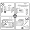 310 Liter Kissenbox, Gartenbox Aufbewahrung Wasserdicht Auflagenbox, Anthrazit - vounot
