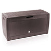 310 Liter Kissenbox, Gartenbox Aufbewahrung Wasserdicht Auflagenbox, Brown - vounot