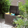 310 Liter Kissenbox, Gartenbox Aufbewahrung Wasserdicht Auflagenbox, Brown - vounot