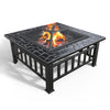 Feuerstelle mit Grillrost, 3 in 1 Feuerschale für BBQ, Heizung, Eiskübel - vounot