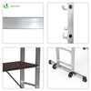 Alu Leitergerüst 3 in 1, Arbeitsbühne bis 150KG Belastbar, 2x6 Sprossen - vounot