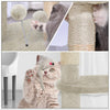 Kratzbaum mit Kratzbrett Sisalseil für Katzen 115cm Beige - vuunot.com