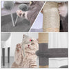 Kratzbaum mit Kratzbrett Sisalseil für Katzen 115cm Grau - vuunot.com