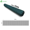Drahtzaun Sechskantgeflecht, Maschendrahtzaun, PVC-Beschichtet Grün 1x25m, Maschenweite 25mm - vuunot.com