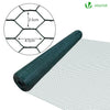 Drahtzaun Sechskantgeflecht, Maschendrahtzaun, PVC-Beschichtet Grün 1x25m, Maschenweite 25mm - vuunot.com