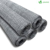 Drahtzaun Sechskantgeflecht, Maschendrahtzaun Verzinkt, 100 cm x 25 m, Silber - vounot