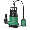 Schmutzwasserpumpe, Tauchpumpe mit Stufenloser Schwimmerschalter, 750 W - vounot