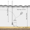 Schmutzwasserpumpe, Tauchpumpe mit Stufenloser Schwimmerschalter, 750 W - vounot
