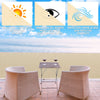 Balkon Sichtschutz 90x600 cm, HDPE Gewebe, UV-Schutz, Wetterfest, Beige - vounot
